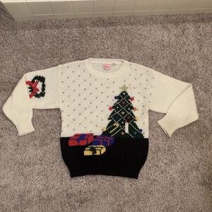 Holiday Christmas Sweater Women's Size Medium Long Sleeve